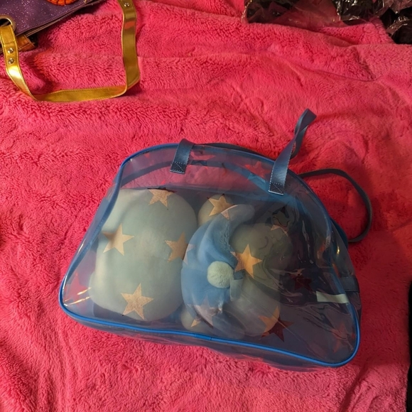 hello kitty 2004 blue transparent purse - Picture 3 of 6